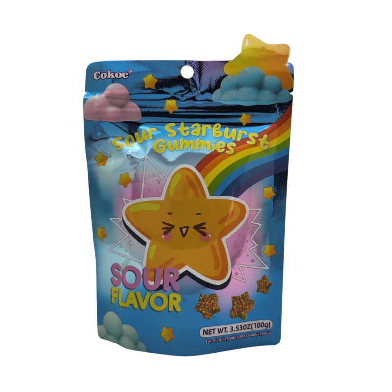 Savanyú csillag alakú gumicukor 100g