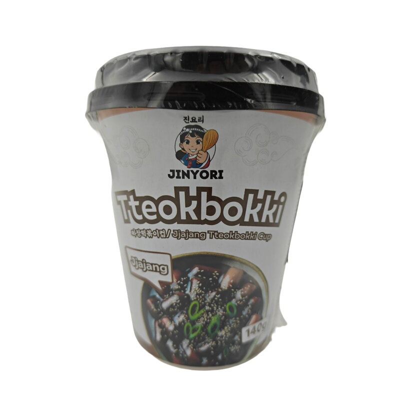 Tteokbokki rizssütemény poharas Jjajang 140g