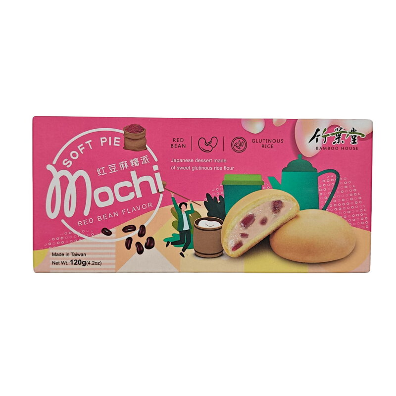 Mochi rizssütemény vörösbab Soft Pie 120g