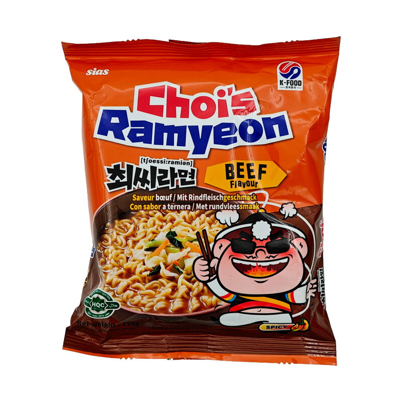 Csípős marhahúsos leves Chois Ramyeon 113g