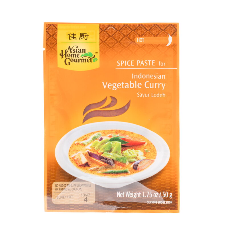Tészta forró indonéziai zöldséges curryvel AHG 50g