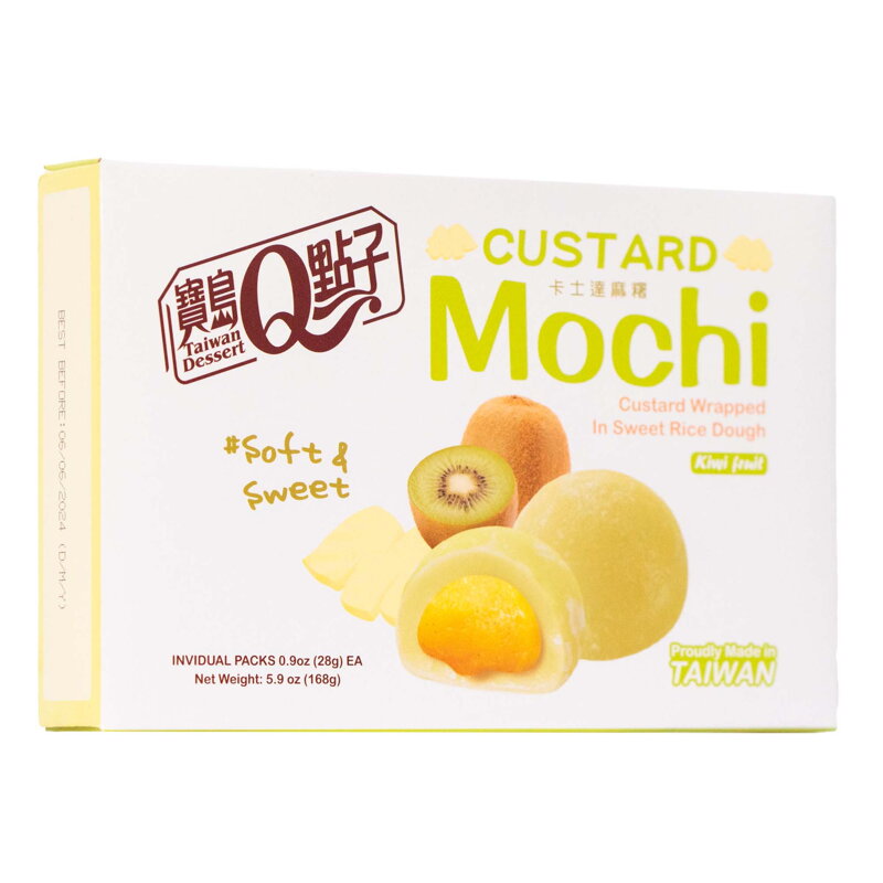 Rizs sütemény Mochi kiwi puding 168g Rizs sütemény Mochi kiwi puding 168g