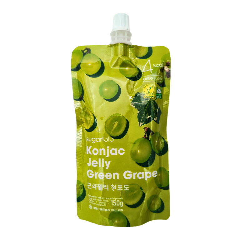 Konjac zselé Zöld szőlő 150g
