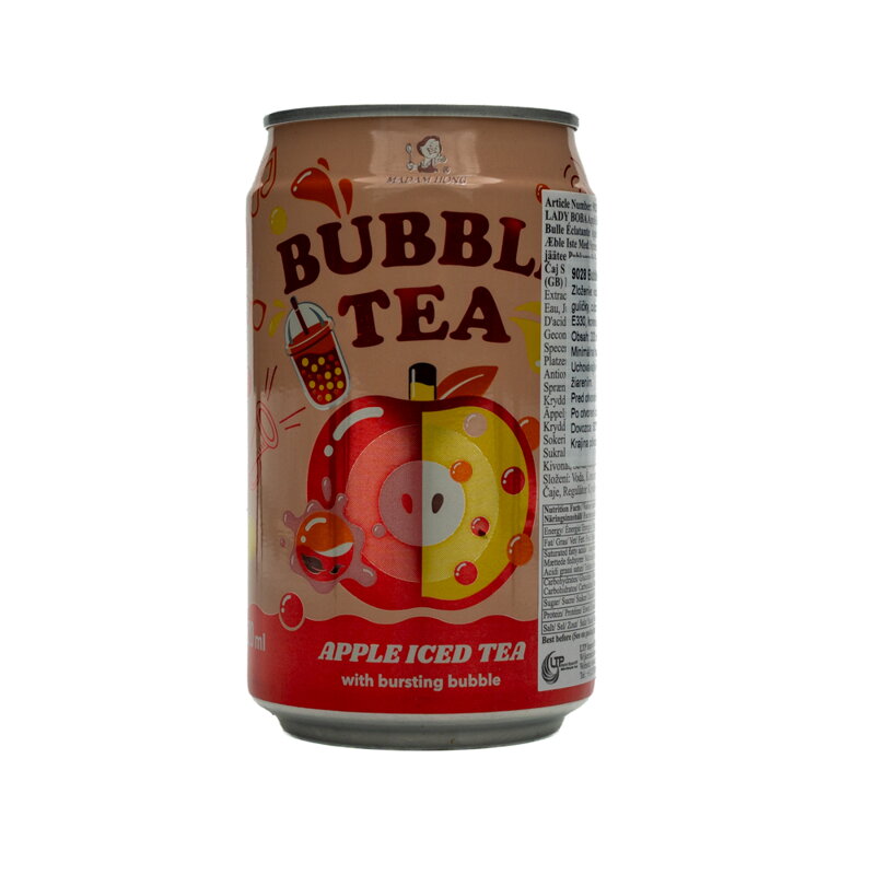 Bubble Tea jeges tea alma 320 ml Bubble Tea jeges tea alma 320 ml